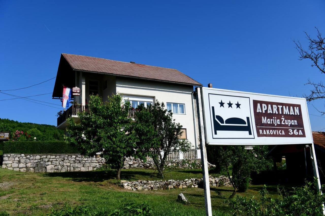 Apartment Marija Zupan Rakovica Eksteriør bilde